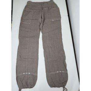 Driver Women’s Bohemian Linen Pants Joggers Size XXL EU/ XL US  Lace Trim *Notes